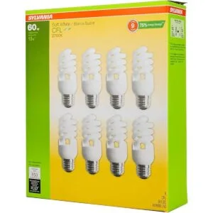 Sylvania Bombilla en espiral CFL T2 de 13 W equivalente a_2