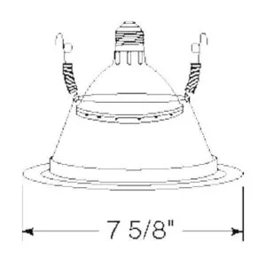Juno Lighting Group 27 WWH Cono de iluminación LED_2