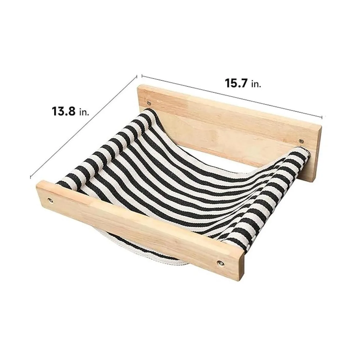 FUKUMARU Cat Hammock Wall Mounted Large Cats Shelf Modern_2