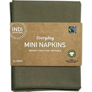 Indi by Kishu Baby Juego de 12 servilletas de tela_1
