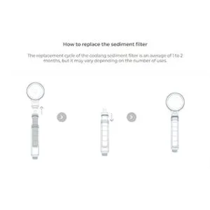 COOLANG Un cabezal de ducha de alta presión con filtro de_5