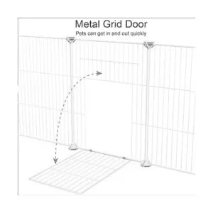 HOMIDEC Pet PlaypenSmall Animals Cage DIY Wire Fence with_4
