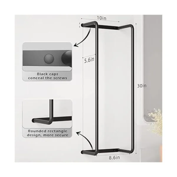 Toallero para baño organizador de baño de acero_5