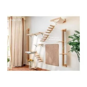 FUKUMARU Cat Hammock Wall Mounted Large Cats Shelf Modern_6