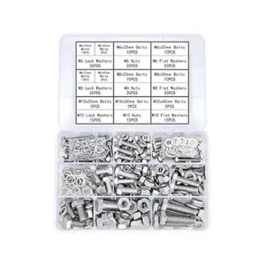 PGMJ El kit de surtido de 340 tuercas y pernos de acero_3