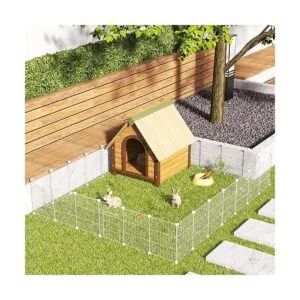 HOMIDEC Pet PlaypenSmall Animals Cage DIY Wire Fence with_5