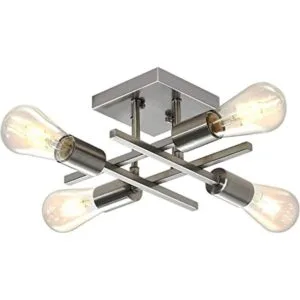 Lámpara de techo semiempotrada de 4 luces moderna lámpara_1