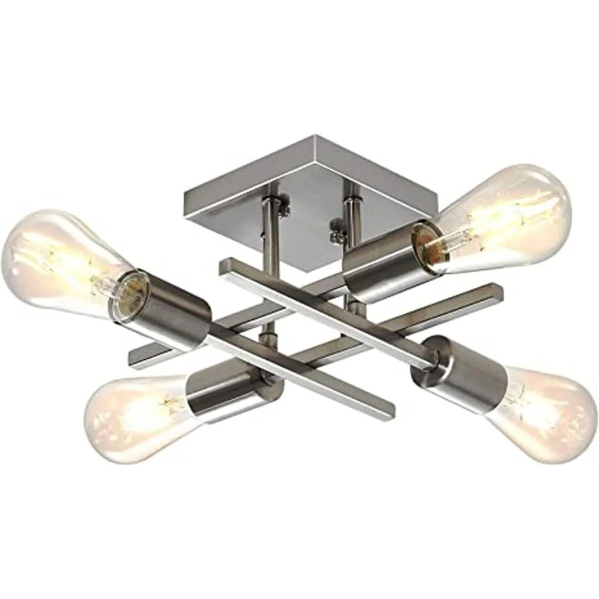 Lámpara de techo semiempotrada de 4 luces moderna lámpara_1