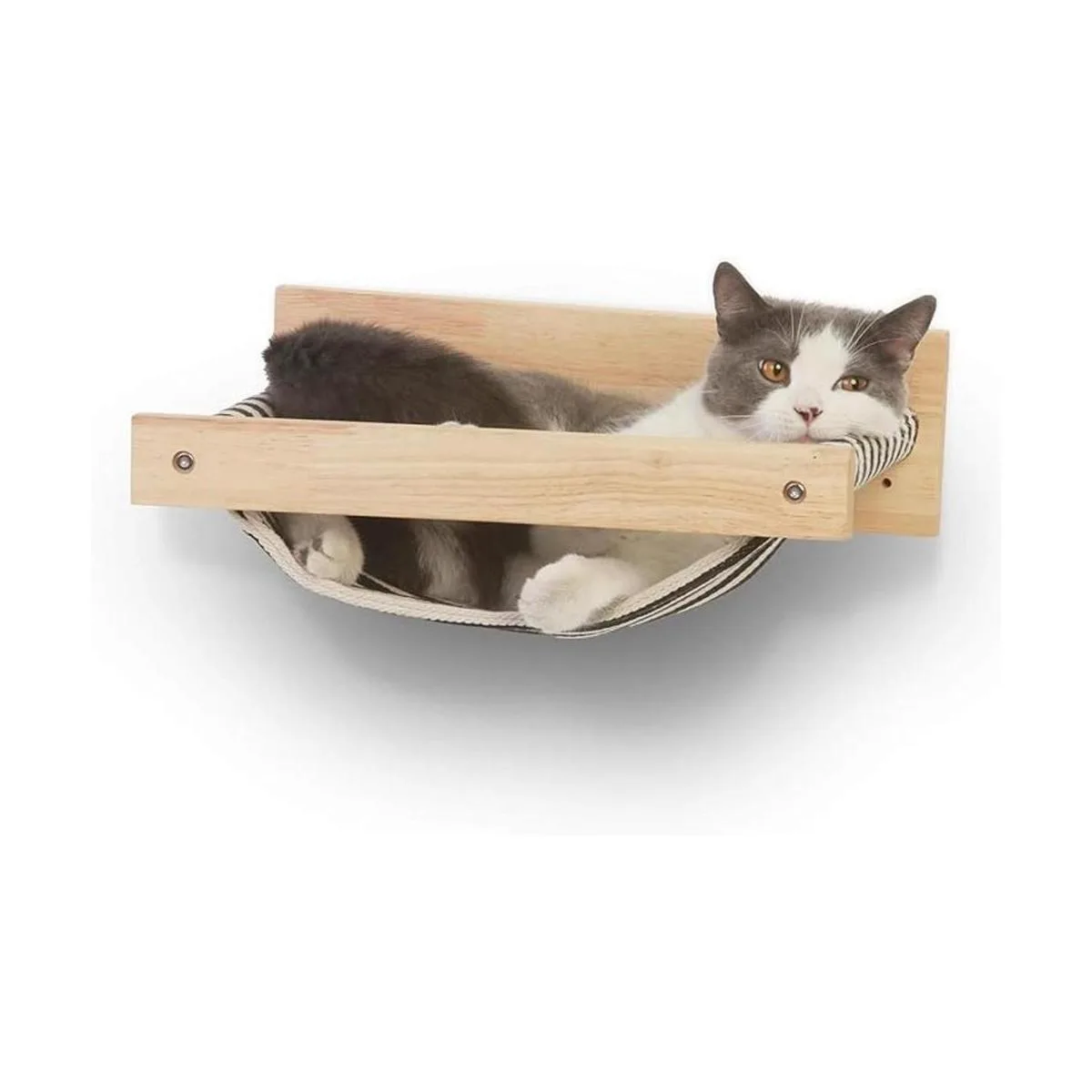FUKUMARU Cat Hammock Wall Mounted Large Cats Shelf Modern_1