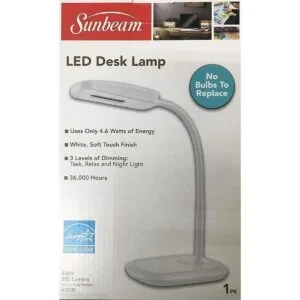 SUNBEAM Lámpara de escritorio LED con cuello flexible y_1