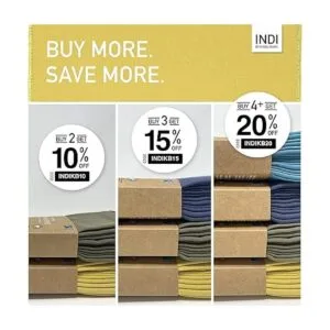 Indi by Kishu Baby Juego de 12 servilletas de tela_7