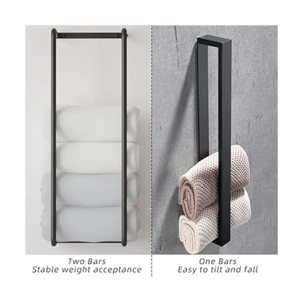 Toallero para baño organizador de baño de acero_6