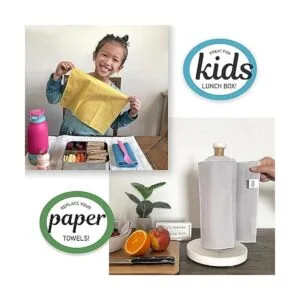 Indi by Kishu Baby Juego de 12 servilletas de tela_5