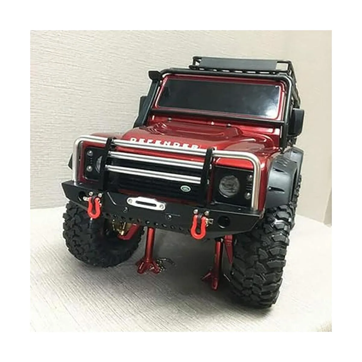 LCX Racing 110 RC Crawler Coche Metal Bull Push Bar_5