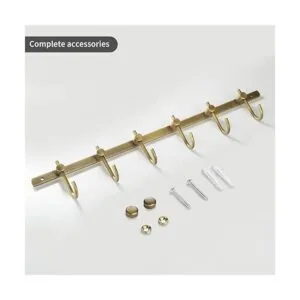 WINCASE Gancho de latón ganchos para toallas de baño_7