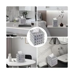 Sumnacon Cubierta cuadrada de cristal para caja de_6