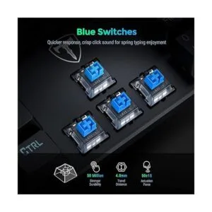 Teclado mecánico para juegos RGB de 104 teclas_3