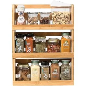 Lipper International Estante de especias de madera de_2