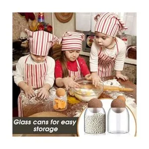 6 recipientes de almacenamiento de vidrio de 16.9 fl oz de_6