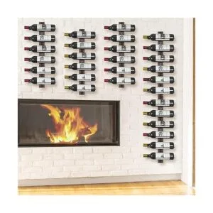 B4Life Estante de vino para pared estante de vino de_4