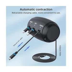 Multi Car Retractable Charging Station Box 3 in 1 Car_5