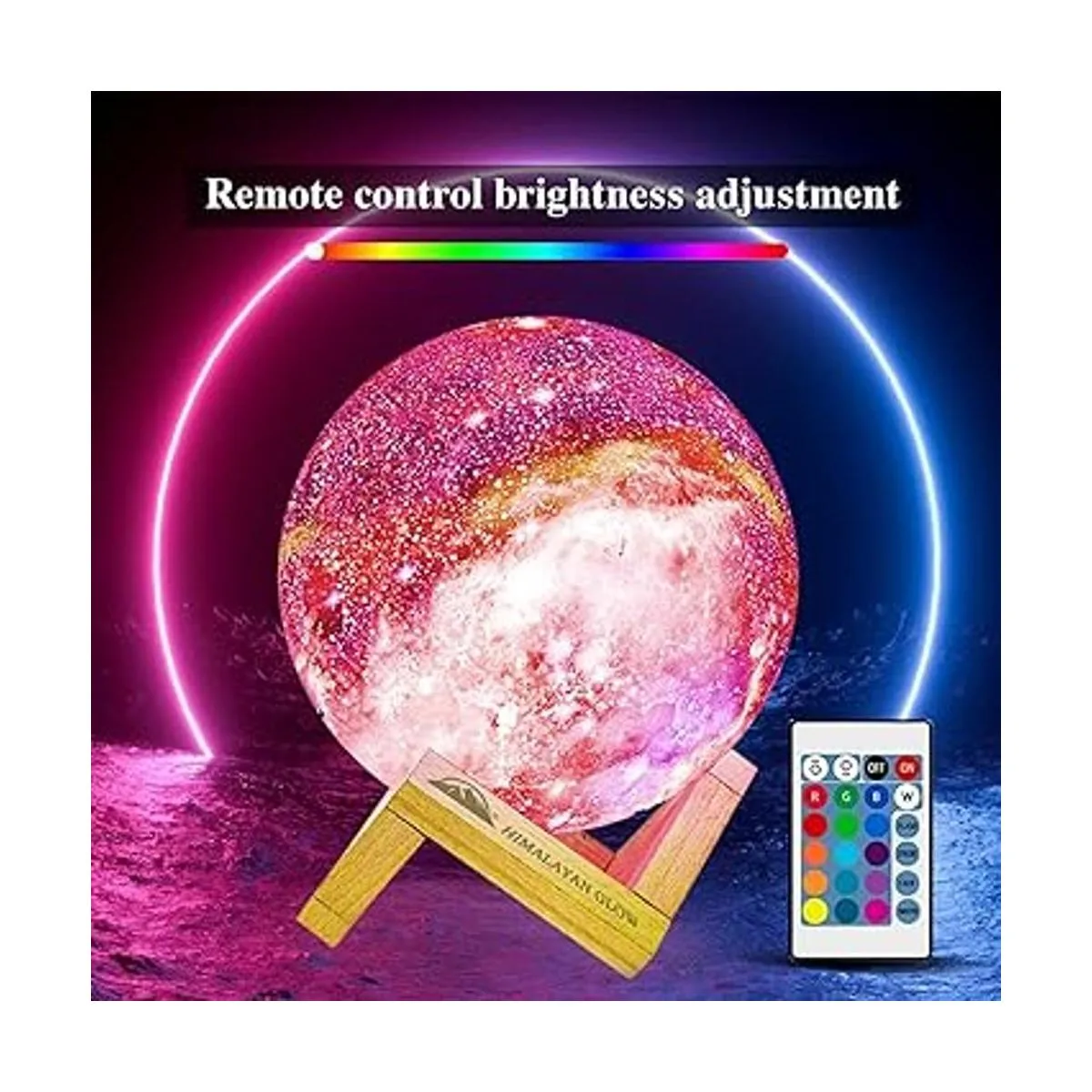 Himalayan Glow Lámpara de galaxia lámpara de luna de 5.9_3