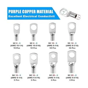 Newdeli Herramienta de engarzado de cable de batería 1010_3