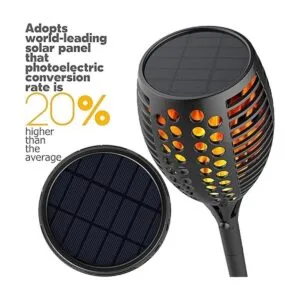 Sunlitec Luces solares tipo antorcha para exteriores_5