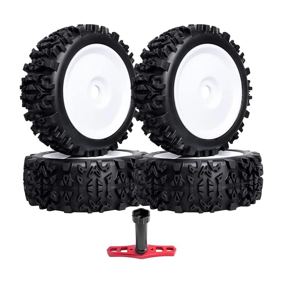 Hobbyfire Neumáticos prepegados de 18 Buggy de 0.669 in_1