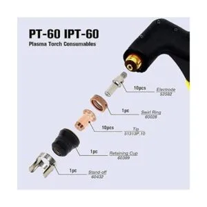 23 piezas IPT60 PT60 IPT40 PT40 Punta de corte de plasma_2