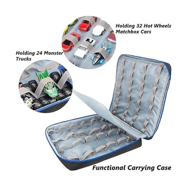 KISLANE Funda de transporte para 56 coches de juguete para_2