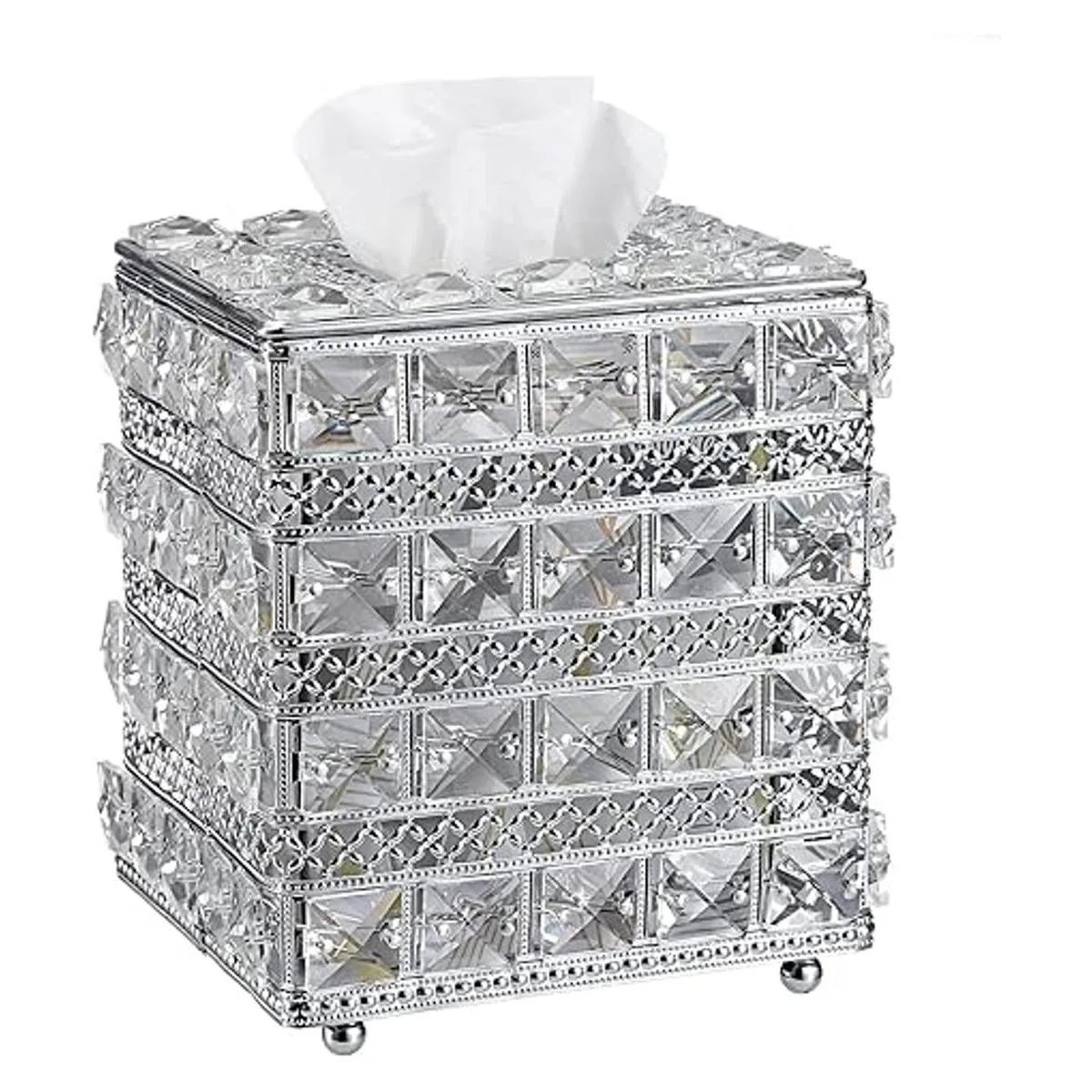 Sumnacon Cubierta cuadrada de cristal para caja de_1