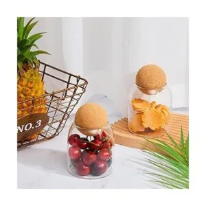 6 recipientes de almacenamiento de vidrio de 16.9 fl oz de_5