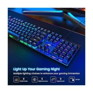 Teclado mecánico para juegos RGB de 104 teclas_2