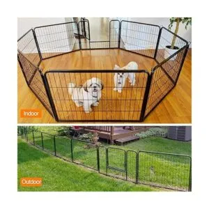 YAHEETECH Corralito con paneles resistentes 816 o 32_3