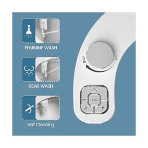 PIKETS Accesorio de bidé para inodoro boquilla doble_2