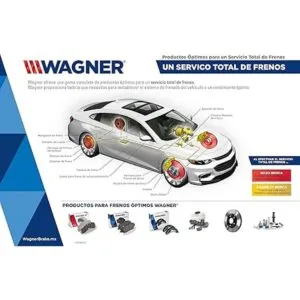 Wagner Z919 Juego de zapata de freno de tambor_3