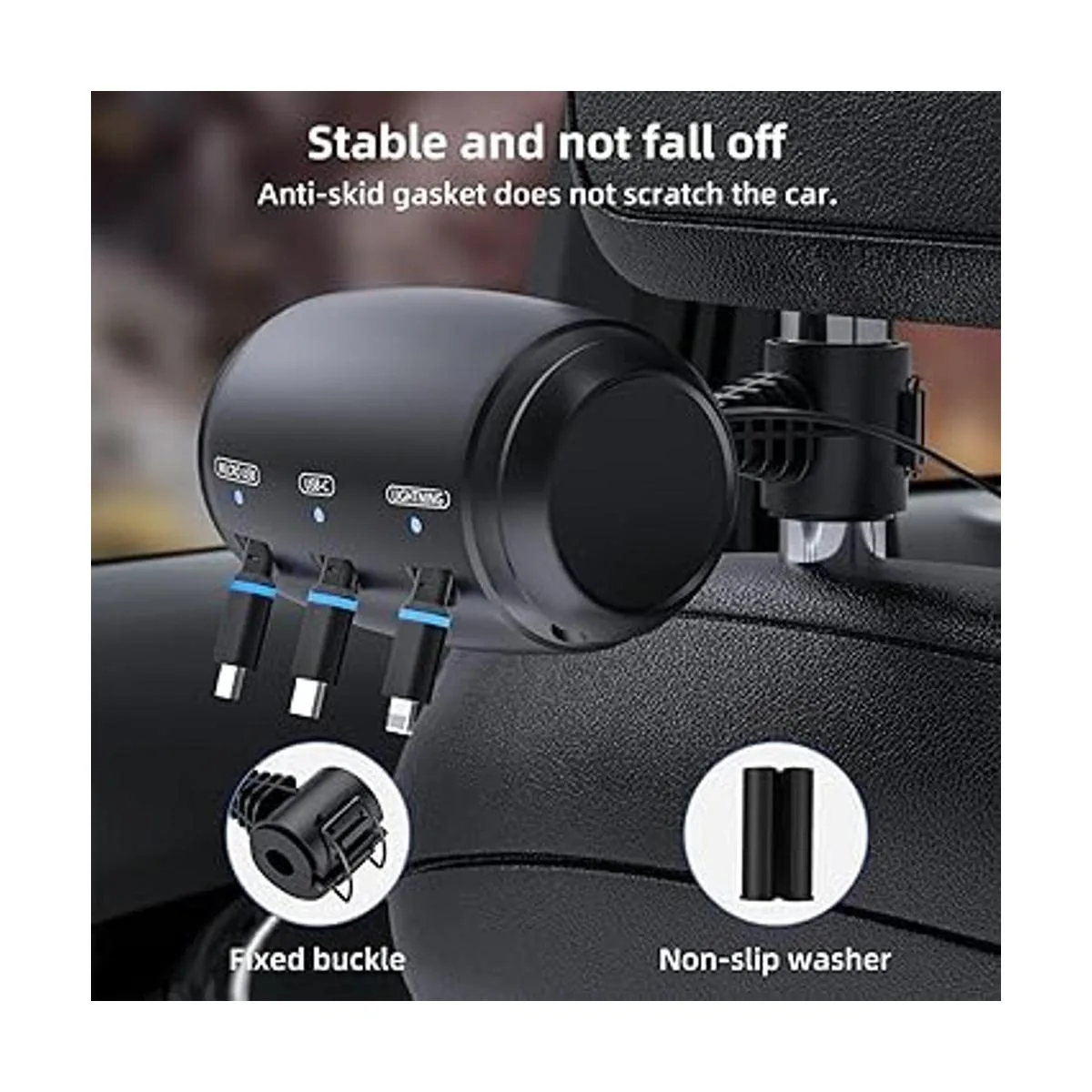 Multi Car Retractable Charging Station Box 3 in 1 Car_3
