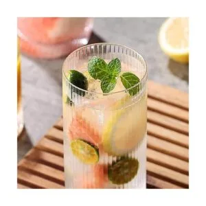 Juego de 4 vasos de vidrio vintage pequeños juego de_5