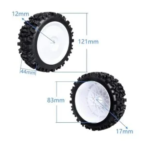 Hobbyfire Neumáticos prepegados de 18 Buggy de 0.669 in_2