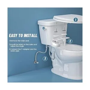 PIKETS Accesorio de bidé para inodoro boquilla doble_4