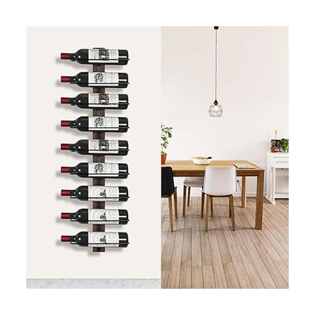 B4Life Estante de vino para pared estante de vino de_2