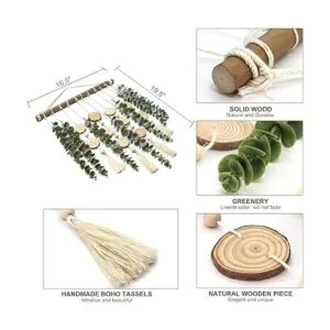 Decoración de baño de eucalipto artificial para colgar en_4