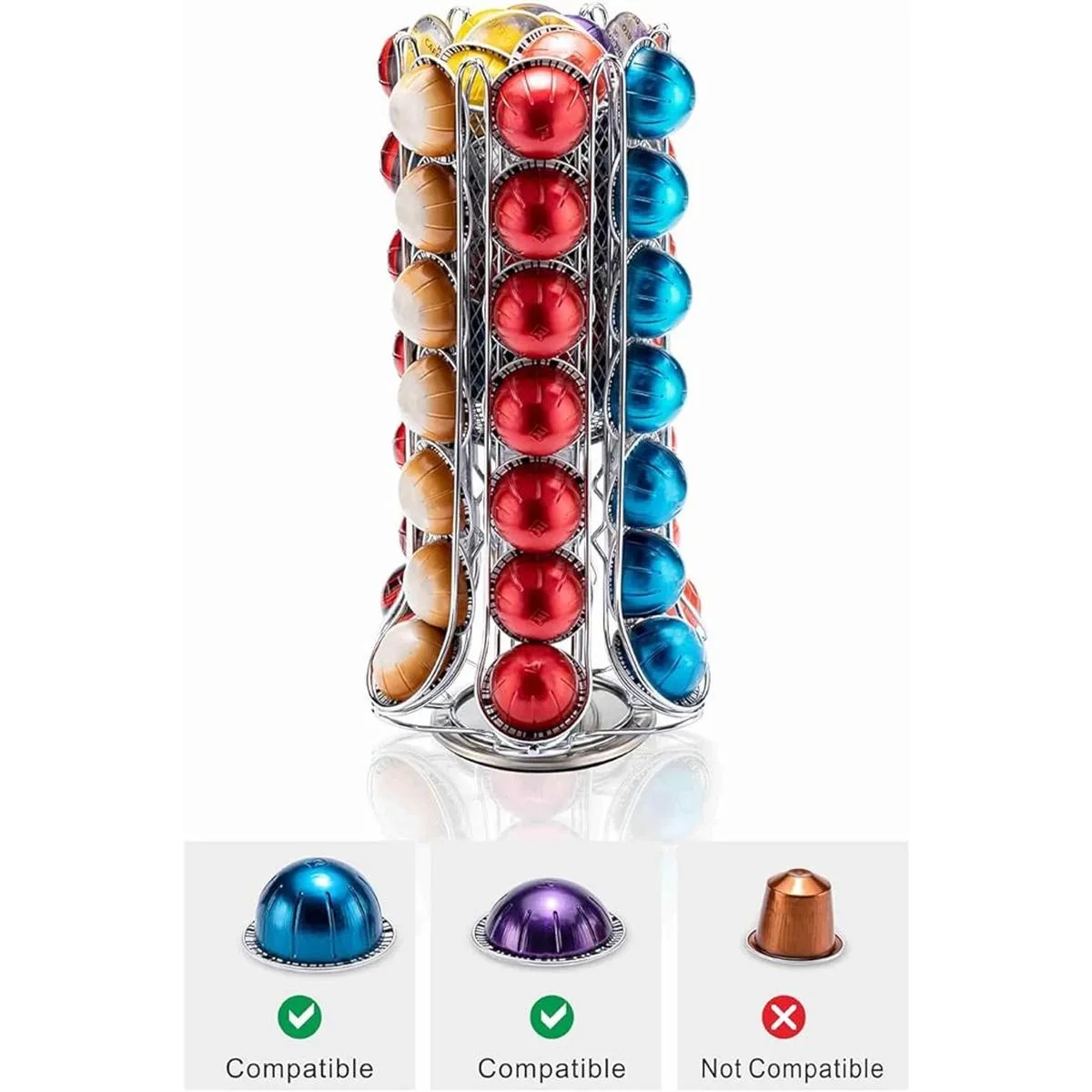 ZCDCP Carrusel de soporte para cápsulas de café giratorio_4