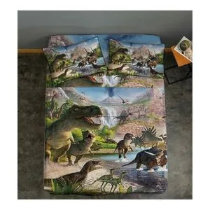 NiuOne Juego de sábanas de dinosaurios de 4 piezas tamaño_4