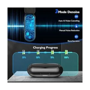 Paquete de 2 micrófonos Lavalier inalámbricos para iPhone_2