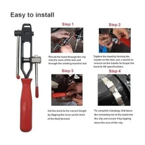 Herramienta de bandas de articulación CV con cortador_6