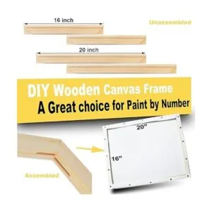 ECOIOU Juego de 2 barras estiradoras de lona de 16 x 20_2