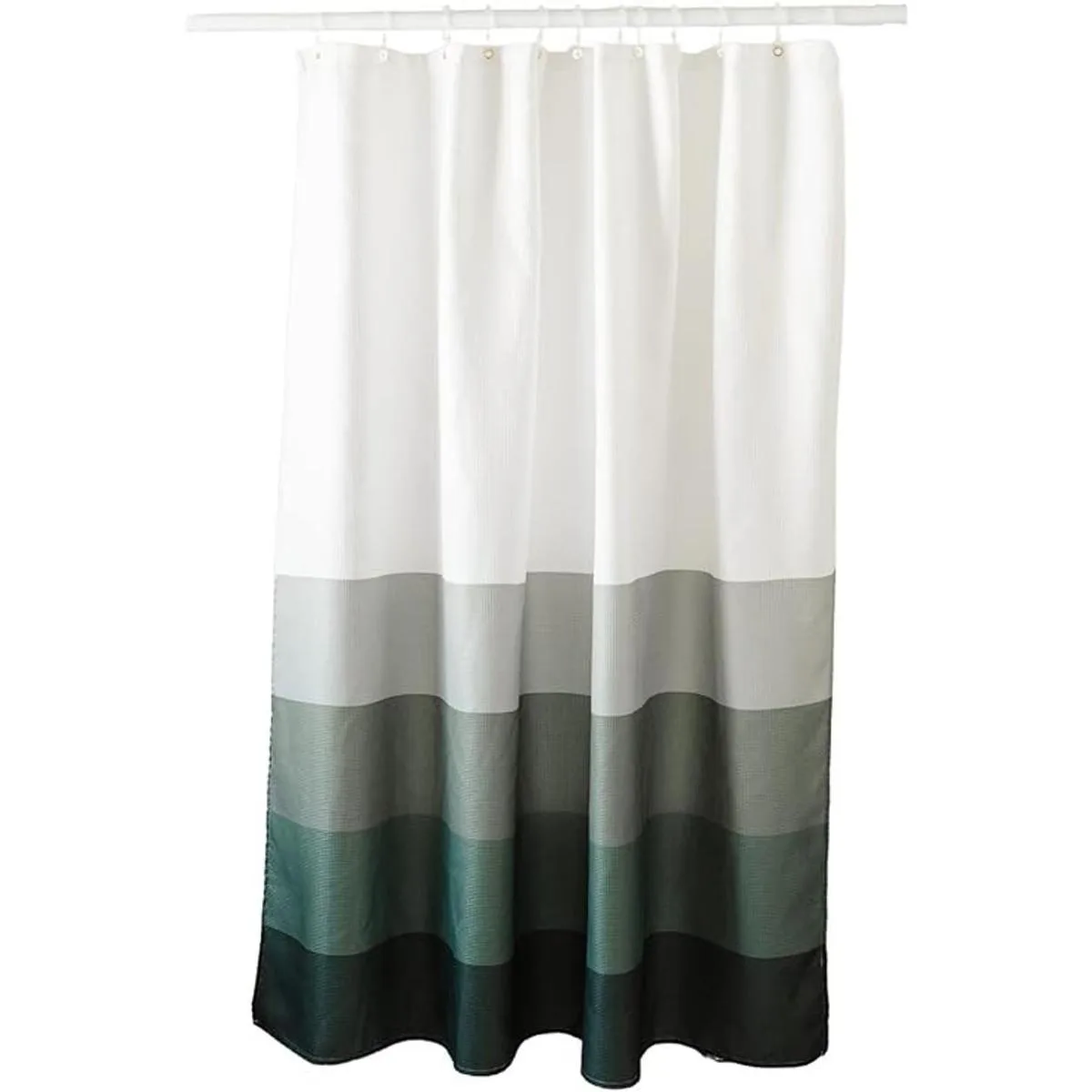 Elena Home Goods Cortina de ducha de tela poliéster de_2