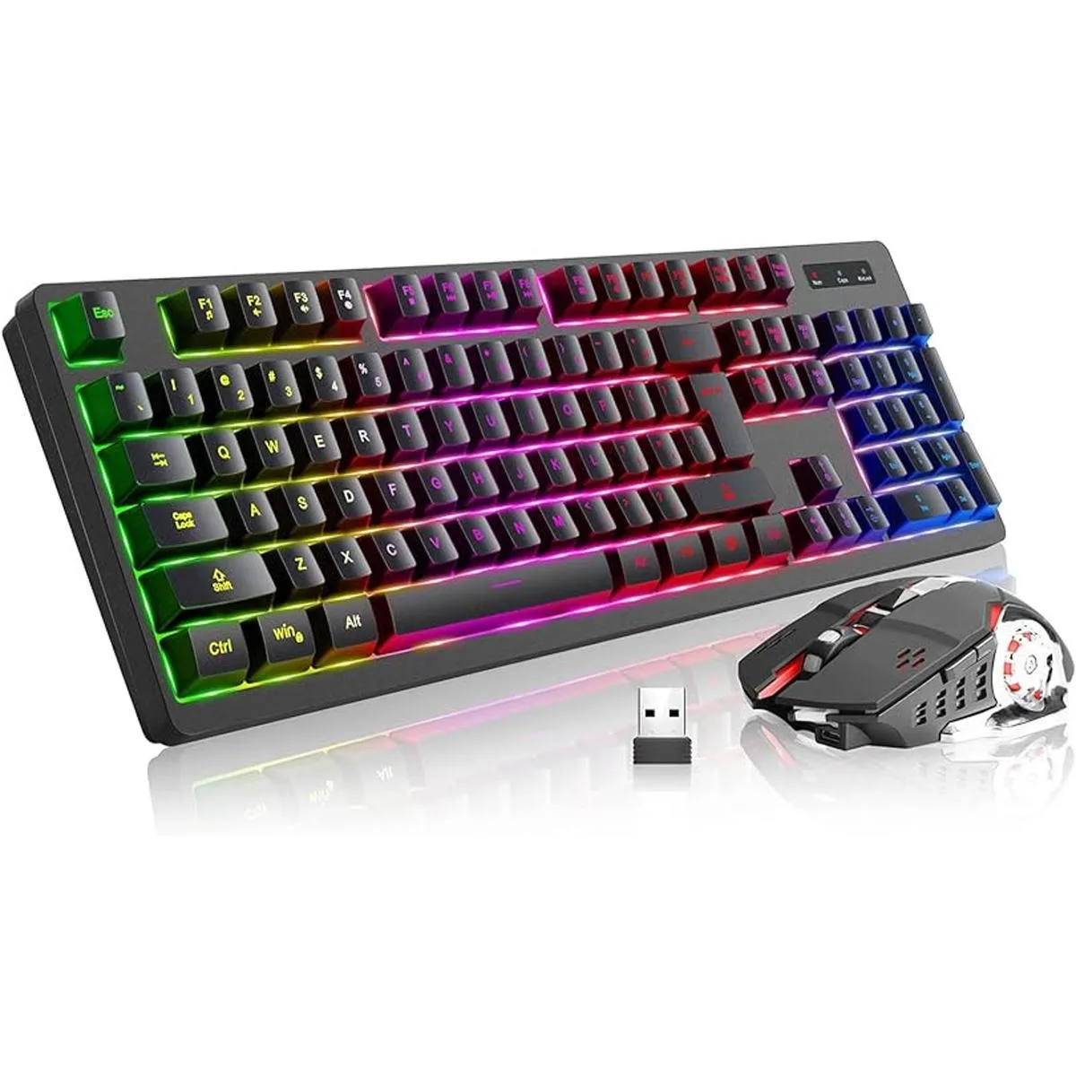 Wireless RGB Gaming Keyboard and Mouse Rechargeable RGB_1